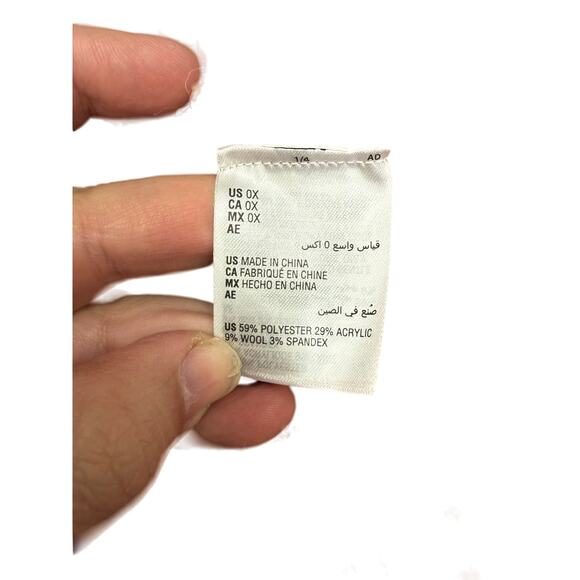 Macy's On 34th Plus Sweater sz 0X Soft Stretch Pink NEW #H722 - Picture 6 of 6